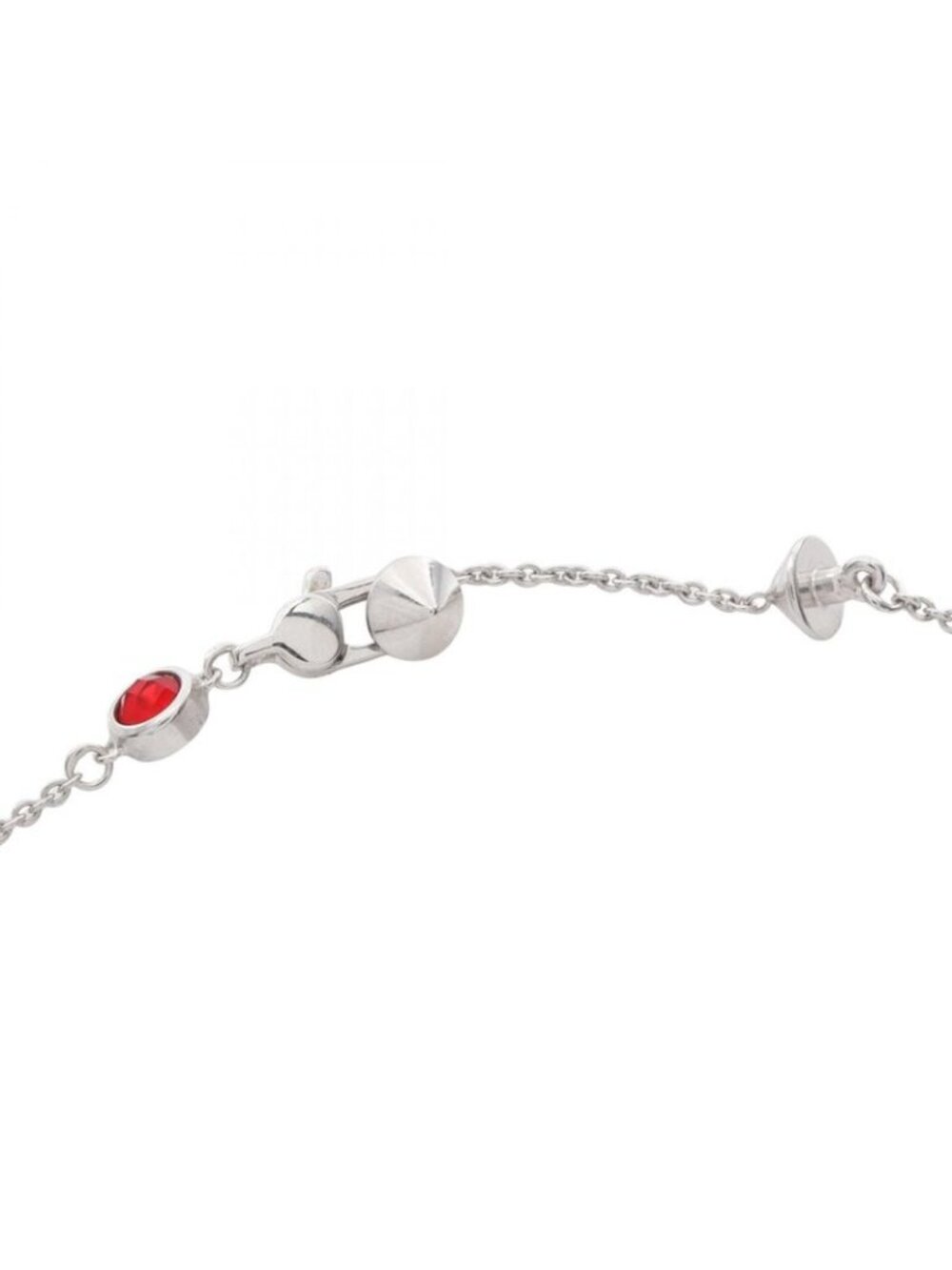 Gucci Necklace Red Heart Silver - Picture 3 of 6